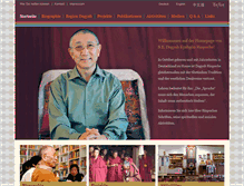 Tablet Screenshot of dagyab-rinpoche.com